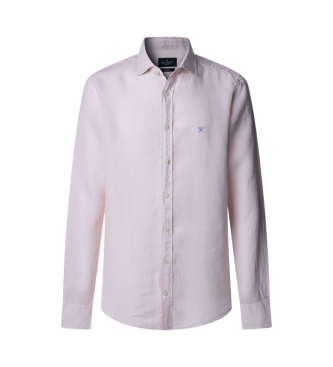 Hackett London Mageschneidertes Hemd rosa