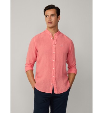 Hackett London Chemise de tailleur corail