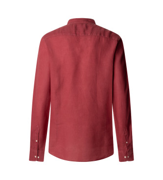 Hackett London Mageschneidertes Hemd rot