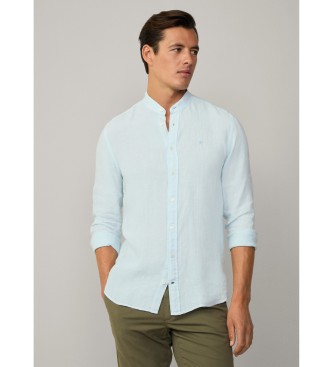 Hackett London Mageschneidertes Hemd blau