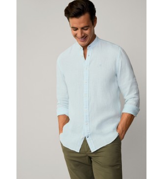 Hackett London Mageschneidertes Hemd blau