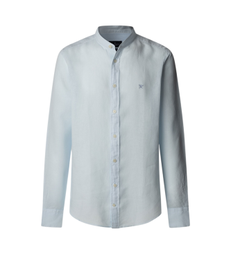 Hackett London Mageschneidertes Hemd blau