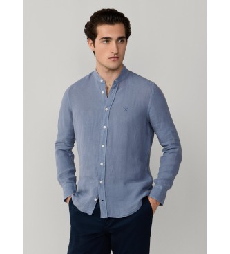 Hackett London Porter Overhemd blauw