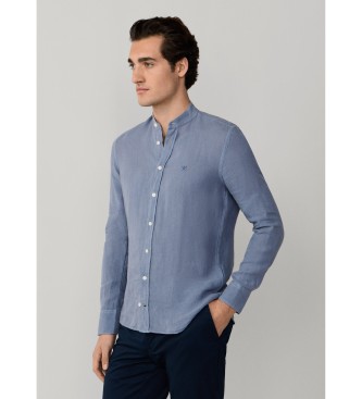 Hackett London Porter Overhemd blauw