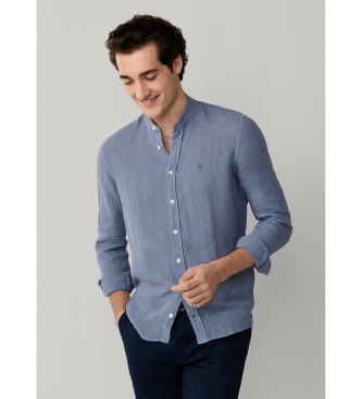 Hackett London Porter Overhemd blauw