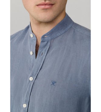 Hackett London Porter Overhemd blauw