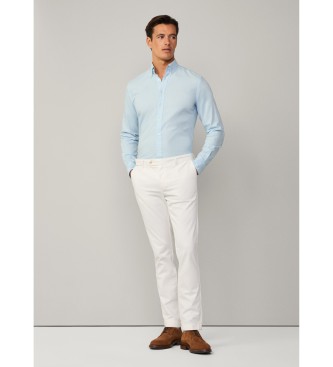 Hackett London Slim fit oxfordskjorte bl