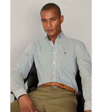 Hackett London Chemise ajuste verte 