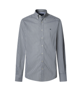 Hackett London Chemise ajuste verte 