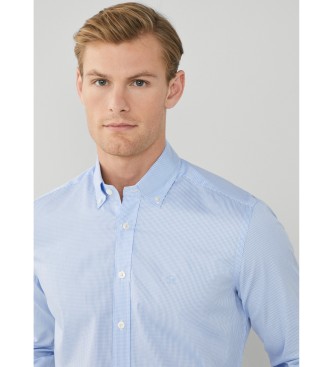 Hackett London Mini camicia a quadretti essenziale Blu