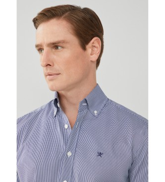 Hackett London Niebieska koszulka Essential Mini Shirt