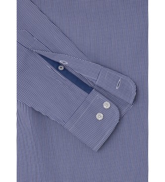 Hackett London Mini camicia blu essenziale