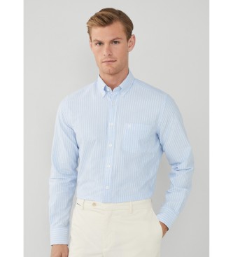 Hackett London Essential Ox Stripe Shirt blue
