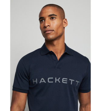 Hackett London Polo blu navy essenziale