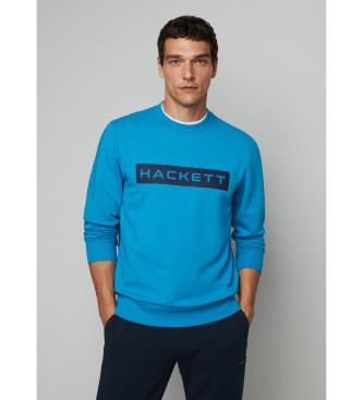 Hackett London Sudadera Essential Sp azul