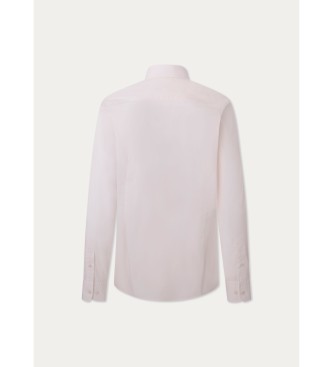 Hackett London Camicia pop elasticizzata essenziale rosa