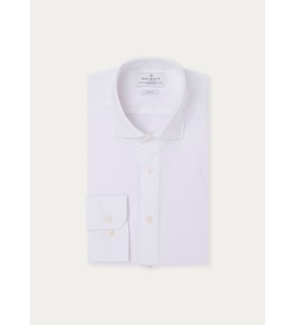 Hackett London Koszula Essential Stretch Pop w kolorze białym
