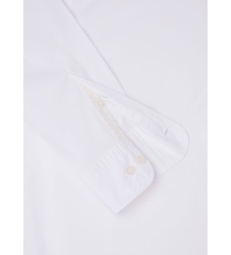 Hackett London Essential Stretch Pop Shirt blanc