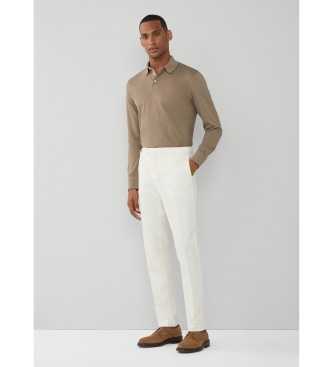 Hackett London Polo Fashioned Clr Ls taupe