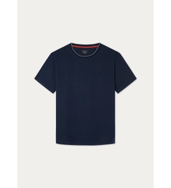 Hackett London T-shirt Filafil blu scuro