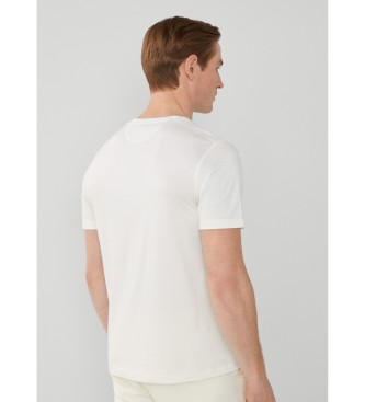 Hackett London Camiseta Filafil blanco