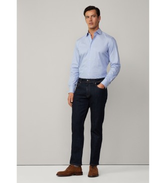 Hackett London Formal fit skrddarsydd skjorta bl