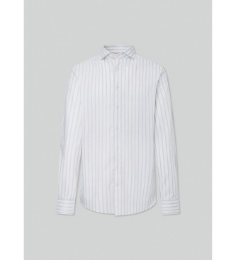 Hackett London Camicia fine a righe bianche