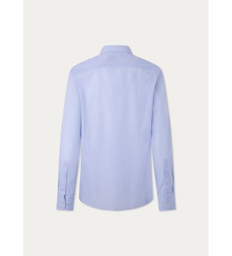 Hackett London Fine Stripe Shirt blue