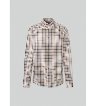 Hackett London Flanell 3 Col Gingham mehrfarbiges Hemd