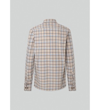 Hackett London Camicia in flanella vichy multicolor 3 Col