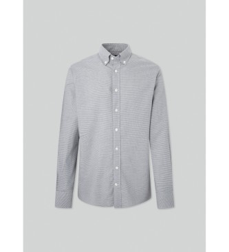 Hackett London Flanel graues Hemd