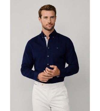 Hackett London Camisa Flannel Multi marino