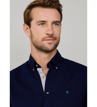 Hackett London Camisa Flannel Multi marino