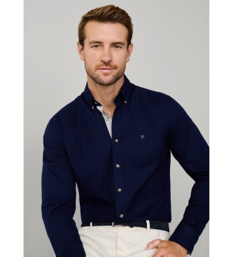 Hackett London Camisa Flannel Multi marino