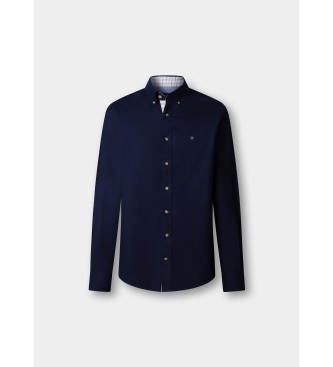 Hackett London Camisa Flannel Multi marino