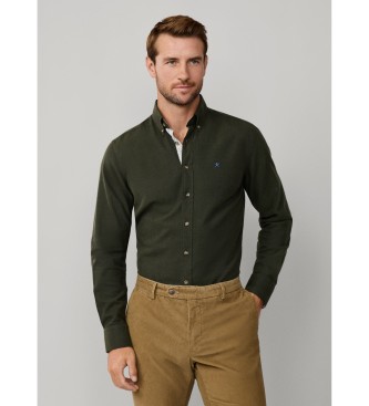 Hackett London Camisa Flannel Multi verde