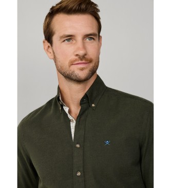 Hackett London Camisa Flannel Multi verde