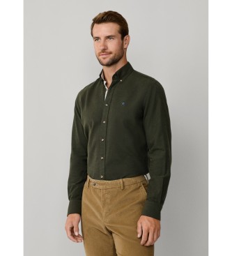 Hackett London Camisa Flannel Multi verde