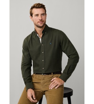 Hackett London Camisa Flannel Multi verde