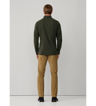 Hackett London Camisa Flannel Multi verde