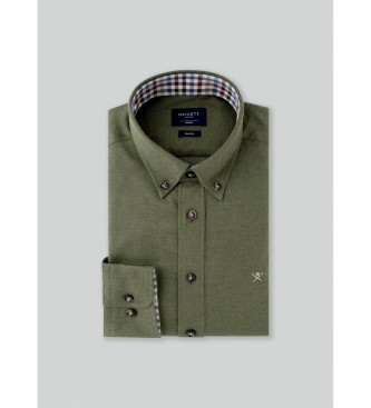 Hackett London Camicia di flanella verde