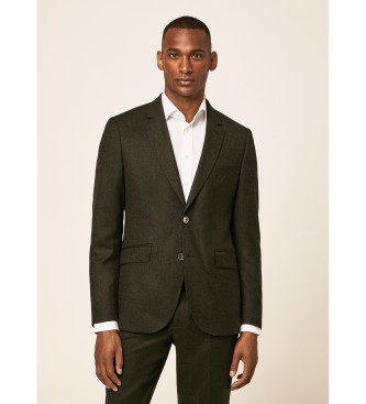 Hackett London Taje Flannel verde oscuro