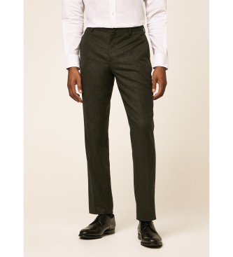 Hackett London Taje Flannel verde oscuro