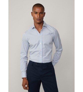 Hackett London Srajca s potiskom Foulard modra