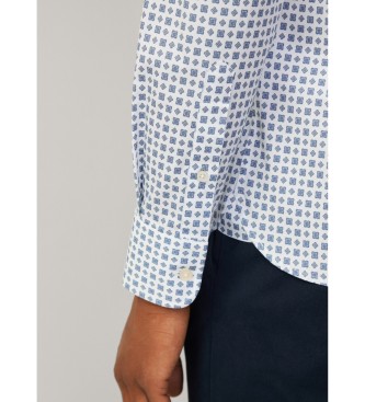 Hackett London Srajca s potiskom Foulard modra