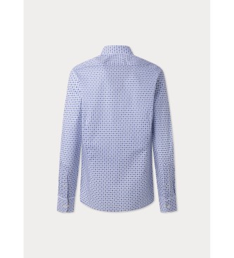 Hackett London Srajca s potiskom Foulard modra