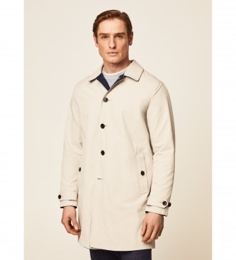 Hackett London Reversible beige trench coat