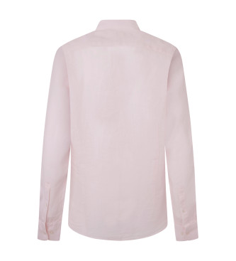 Hackett London Plaggskjorta rosa