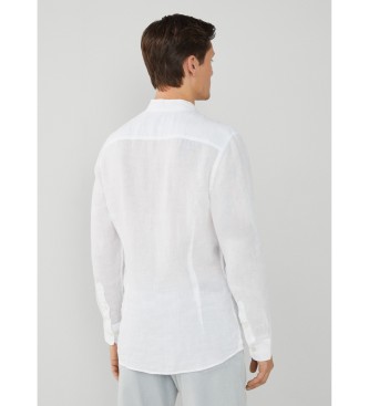 Hackett London Garment Dye hrskjorte hvid