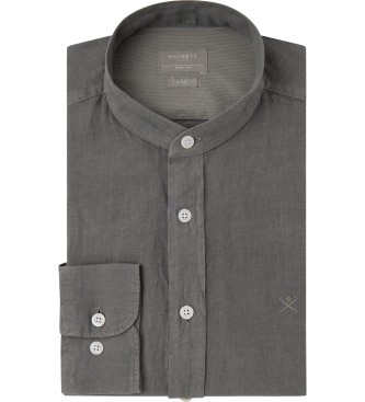 Hackett London Garment Dye-skjorta i linne grn